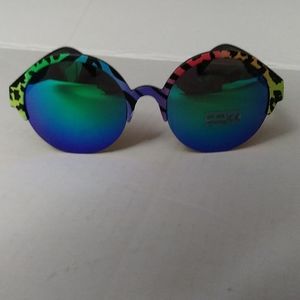 Circle Frame multi color sunglasses